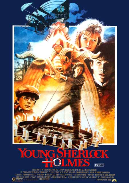 DIRT IN THE GATE MOVIES PRESENTS - YOUNG SHERLOCK HOLMES (1985) - 35mm Presentation